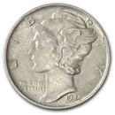 1944-S Mercury Dime AU