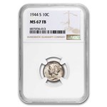 1944-S Mercury Dime MS-67 NGC (FB)