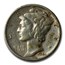 1944-S Mercury Dime XF