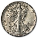 1944-S Walking Liberty Half Dollar AU