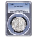 1944-S Walking Liberty Half Dollar MS-65 PCGS