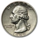 1944-S Washington Quarter AU