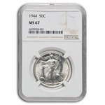 1944 Walking Liberty Half Dollar MS-67 NGC