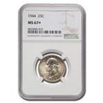 1944 Washington Quarter MS-67+ NGC