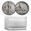 1945-D Walking Liberty Halves 20-Coin Roll XF