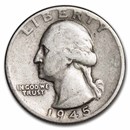 1945-D Washington Quarter Good/XF