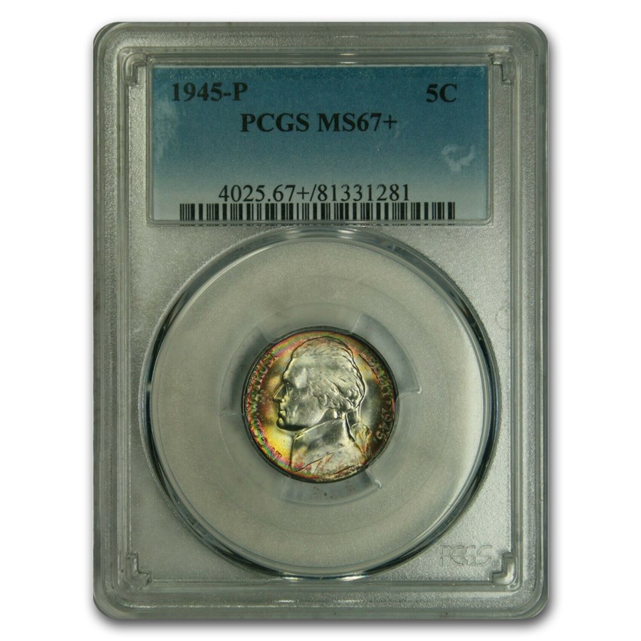 Buy 1945-P Silver Jefferson Nickel MS-67+ PCGS | APMEX