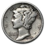 1945-S Mercury Dime Good/VF