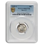 1945-S Mercury Dime MS-67 PCGS (FB)