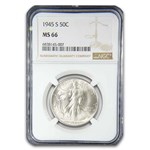 1945-S Walking Liberty Half Dollar MS-66 NGC