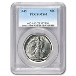 1945 Walking Liberty Half Dollar MS-65 PCGS