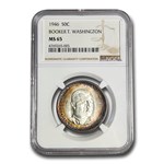 1946 Booker T. Washington Half Dollar MS-65 NGC (Toned)