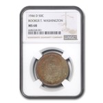 1946-D Booker T. Washington Half Dollar MS-68 NGC