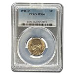 1946-D Jefferson Nickel MS-66 PCGS