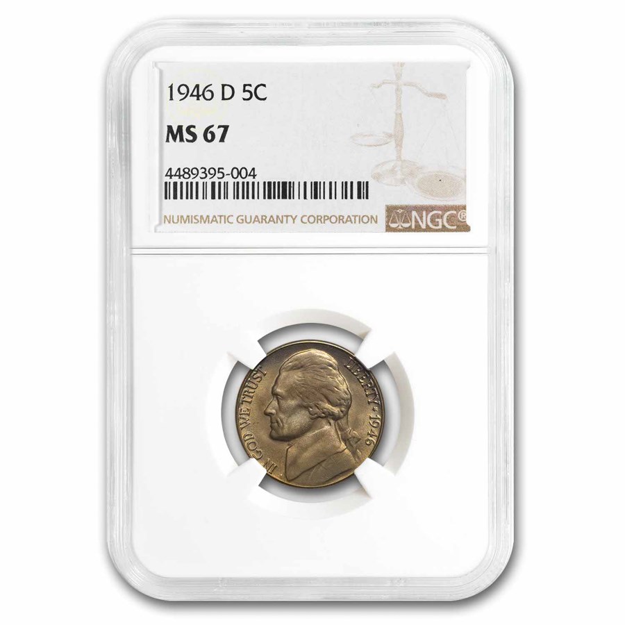 1946-D Jefferson Nickel MS-67 NGC