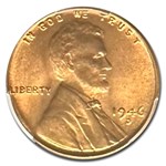 1946-D Lincoln Cent MS-66 PCGS (Red)