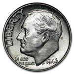 1946-D Roosevelt Dime BU