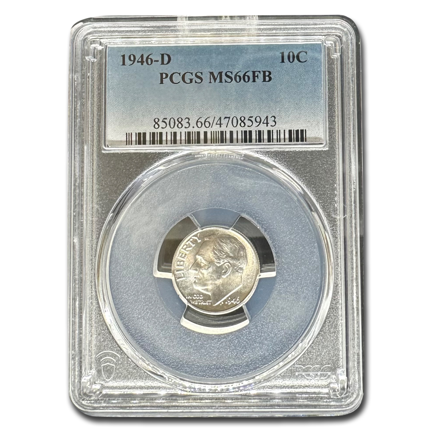 Buy 1946-D Roosevelt Dime MS-66 PCGS (Full Torch) | APMEX