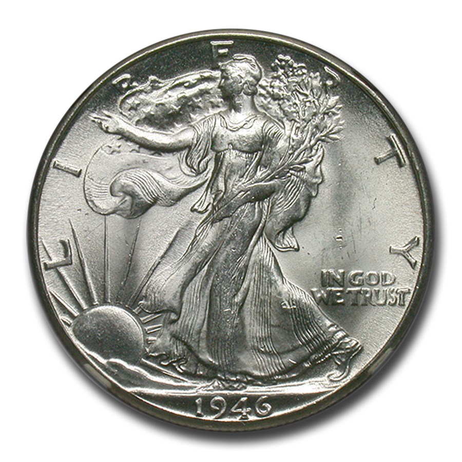 1946-D Walking Liberty Half Dollar MS-65 NGC