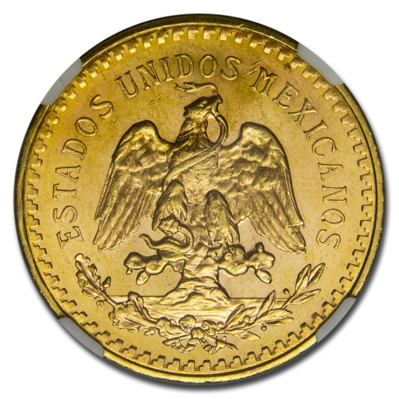 Buy 1946 Mexico Gold 50 Pesos MS-64* NGC | APMEX