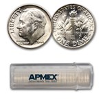 1946 Roosevelt Dime 50-Coin Roll BU