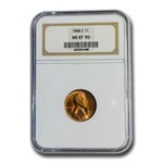 1946-S Lincoln Cent MS-67 NGC (Red)