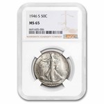 1946-S Walking Liberty Half Dollar MS-65 NGC