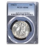 1946-S Walking Liberty Half Dollar MS-66 PCGS