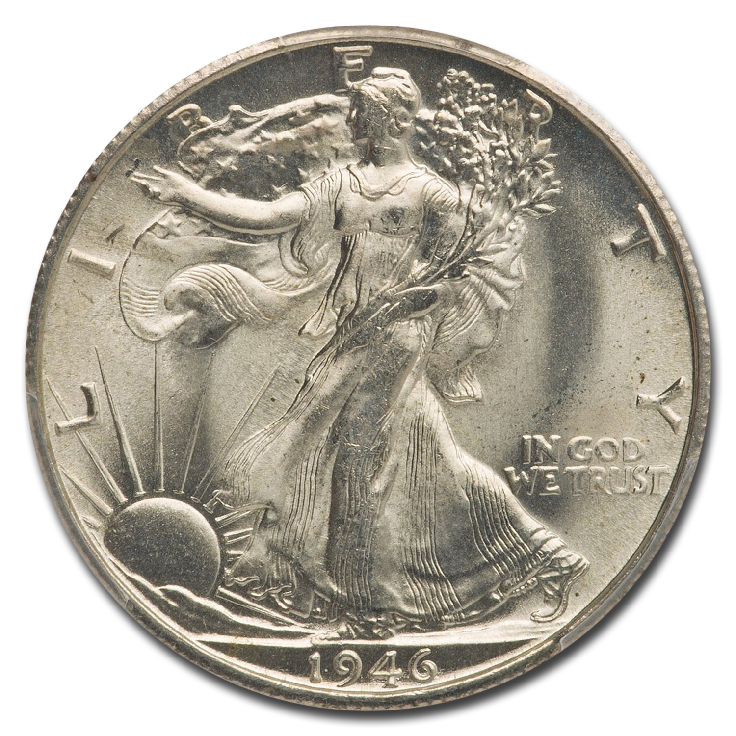 1946 S Walking Liberty Half Dollar Value APMEX