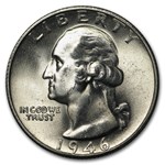 1946-S Washington Quarter BU