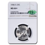 1946-S Washington Quarter MS-66+ NGC CAC