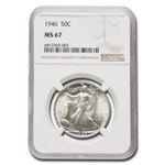 1946 Walking Liberty Half Dollar MS-67 NGC