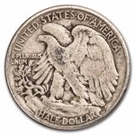 1946 Walking Liberty Halves 20-Coin Roll Avg Circ