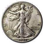 1946 Walking Liberty Halves 20-Coin Roll XF