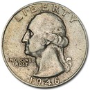 1946 Washington Quarter AU