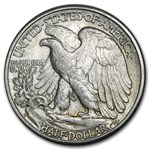 1947-D Walking Liberty Half Dollar AU