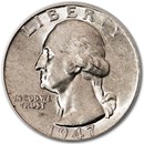 1947-D Washington Quarter AU