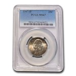 1947-D Washington Quarter MS-67 PCGS