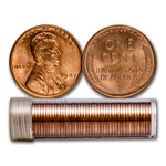 1947 Lincoln Cent 50-Coin Roll BU