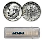 1947 Roosevelt Dime 50-Coin Roll BU