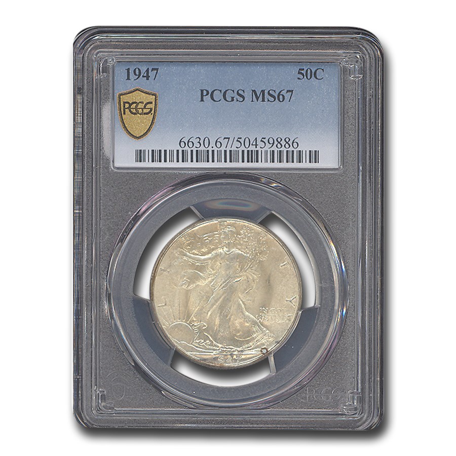 Buy 1947 Walking Liberty Half Dollar MS-67 PCGS | APMEX