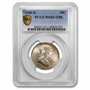 1948-D Franklin Half Dollar MS-65+ PCGS (FBL)