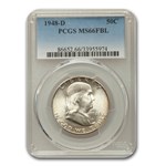 1948-D Franklin Half Dollar MS-66 PCGS (FBL)