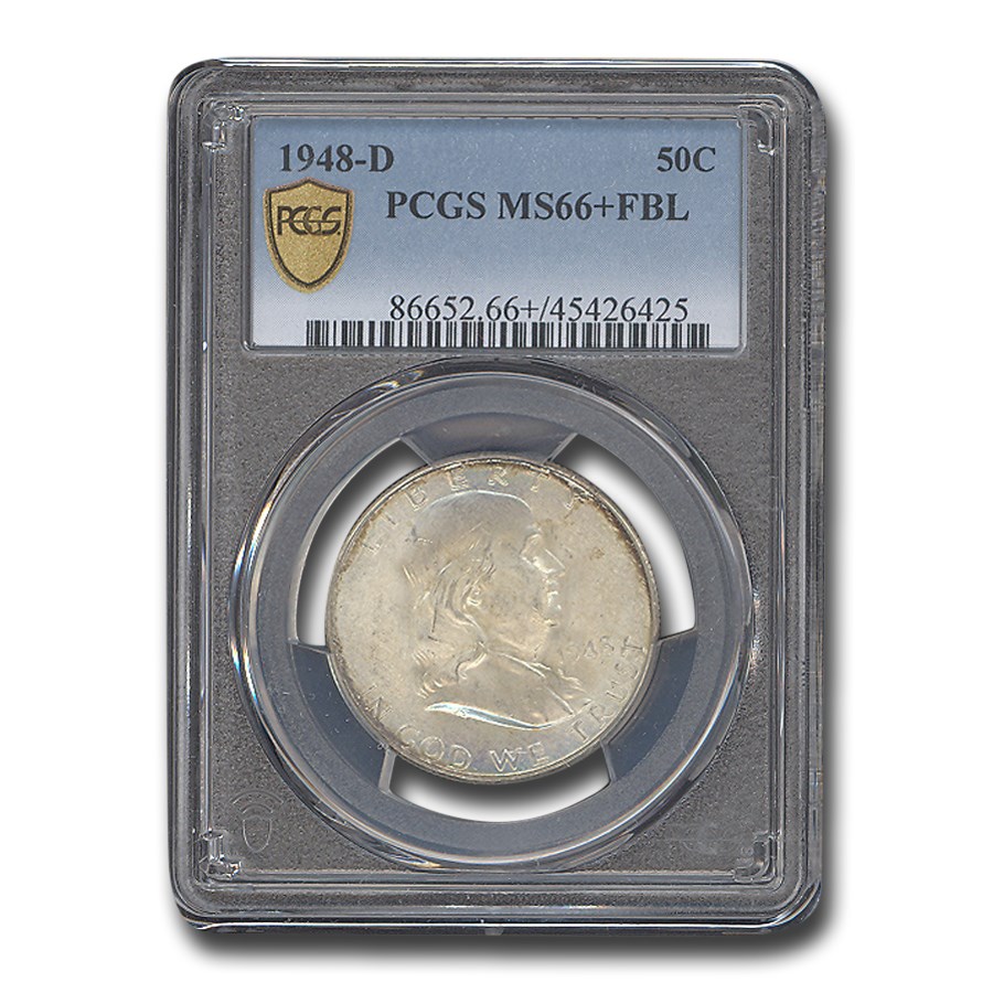 Buy 1948-D Franklin Half Dollar MS-66+ PCGS (FBL) | APMEX