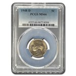 1948-D Jefferson Nickel MS-66 PCGS