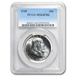 1948 Franklin Half Dollar MS-64 PCGS (FBL)