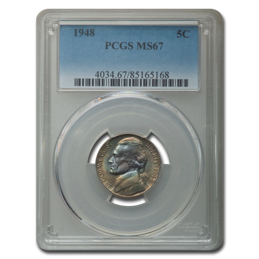 Buy 1948 Jefferson Nickel MS-67 PCGS | APMEX