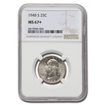 1948-S Washington Quarter MS-67+ NGC