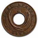 1949-1952 British East Africa Bronze 1 Cent George VI Avg Circ
