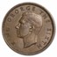 1949-1952 New Zealand 1/2 Penny Hei Tiki George VI BU (Brown)